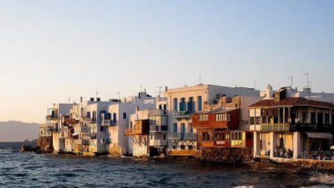 Sunset in Mykonos 