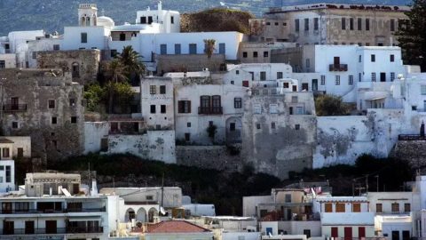 Το Μεσαιωνικό στυλ των σπιτιών μέσα στο κάστρο