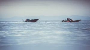 The RIB speed boat can take up to 6 people