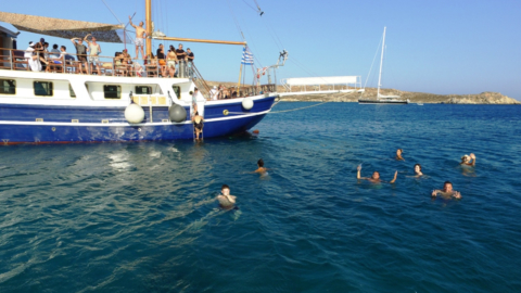 Jump into the sea and refresh yourself with a swim