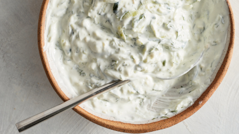 Tzatziki spread is known worldwide