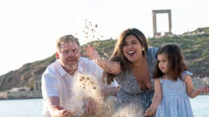 Private Traditional Trehantiri Boat Tour from Naxos to South Naxos and Koufonisia with BBQ photo