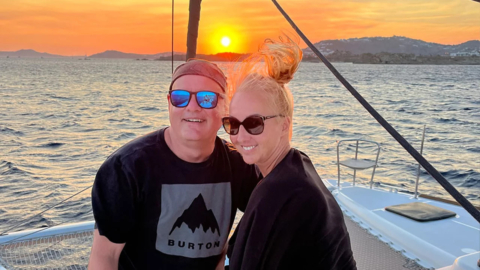 Cherishing every moment as the sun dips below the horizon