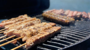 Enjoying a Delicious Barbecue on the Boat