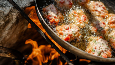The deep fried island 'tomatokeftedes'