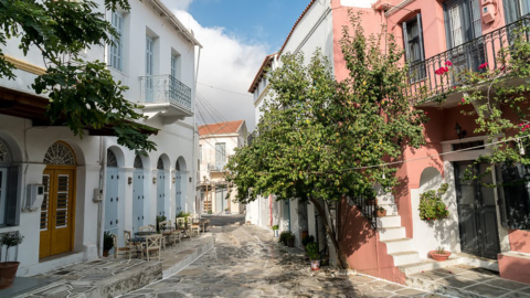 The picturesque Halki village